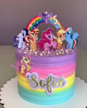 TOPO DE BOLO MY LITTE PONY