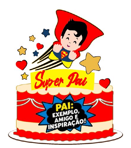 TOPO BOLO SUPER PAI MINHA INSPIRAÇÃO