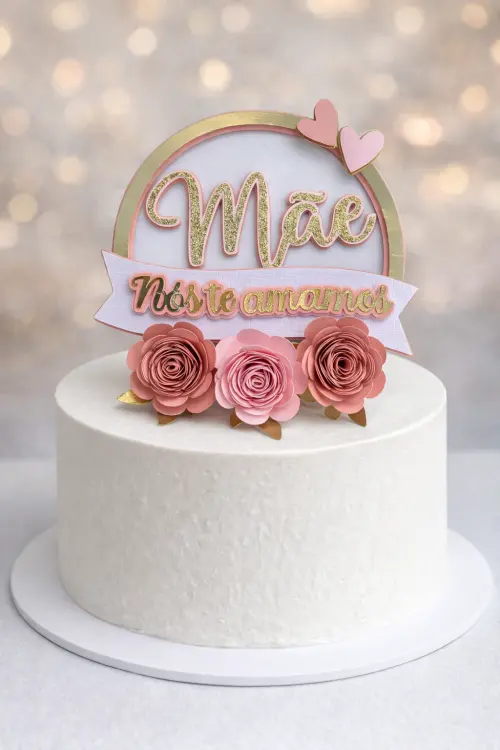 Arquivo Digital - Topo de Bolo Dia das Maes