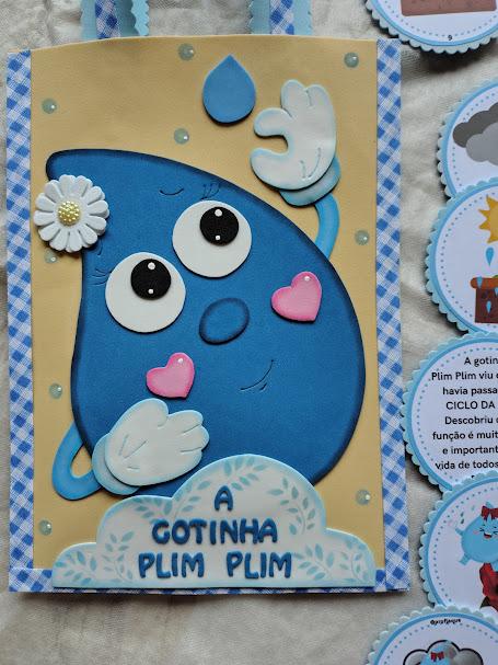 Sacola de História de Eva a Gotinha Plim Plim