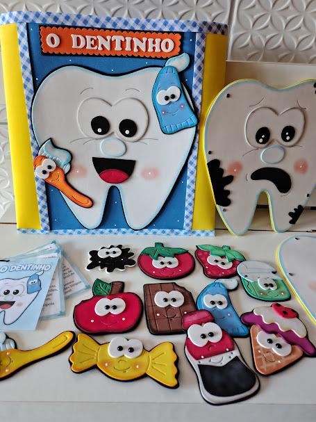 História Saúde Bucal O Dentinho em eva