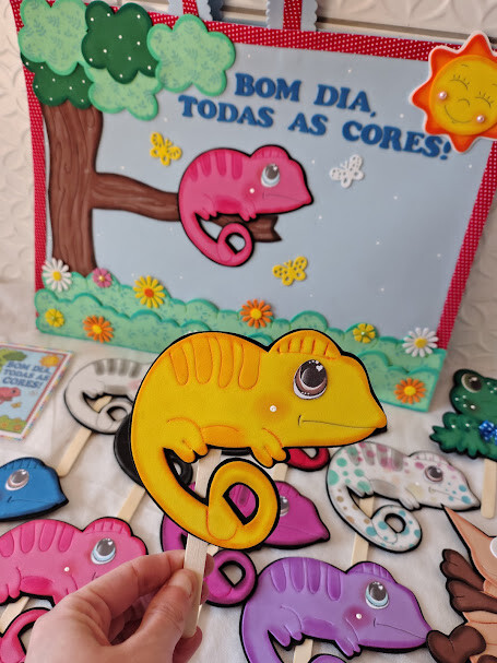 Sacola de história Bom dia, todas as cores