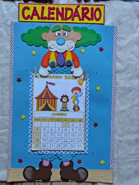 Kit de painéis escolares no tema CIRCO
