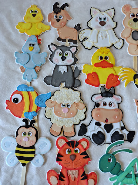 Recurso Pedagógico dos Animais e seus som em eva