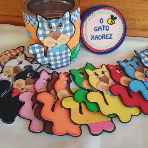 Recurso Pedagógico História na Lata o Gato Xadrez