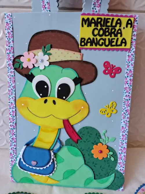 História na Sacola de Eva Mariela, a Cobra Banguela