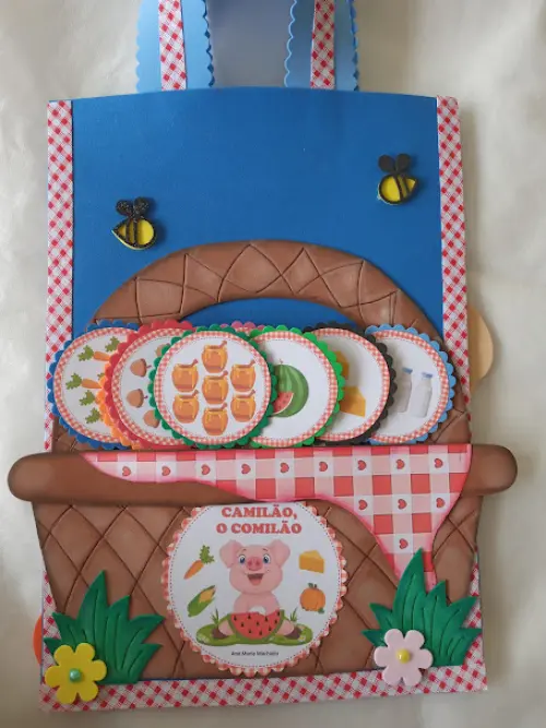 Sacola de História de Eva Camilão, o Comilão