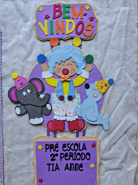 Kit de painéis escolares no tema CIRCO