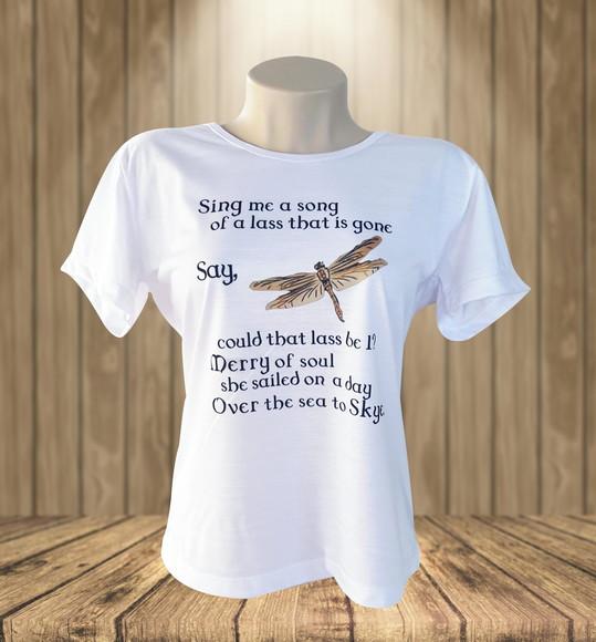 Camiseta Baby Look Personalizada Outlander Sassenach Costas