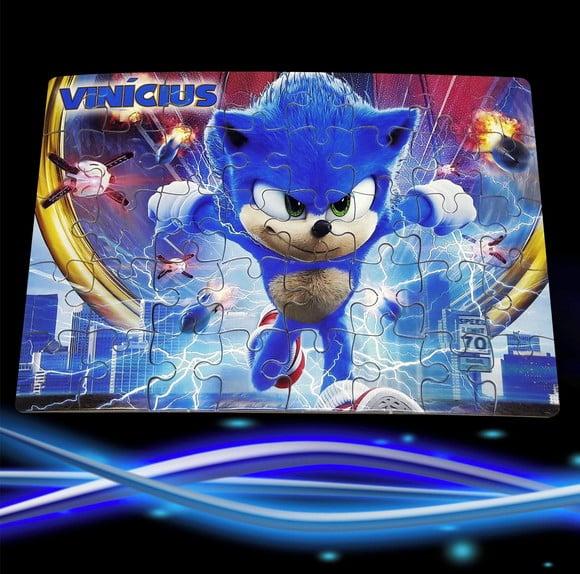 Quebra-cabeça Retangular Personalizado Sonic The Hedgehog