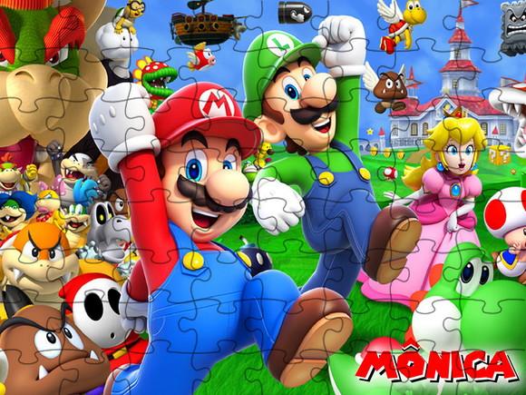 Quebra-cabeça Personalizado Nintendo Super Mario Bros