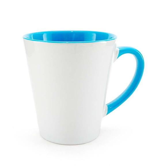 ÚLTIMA PEÇA Caneca Cônica Azul Resinada para Sublimação