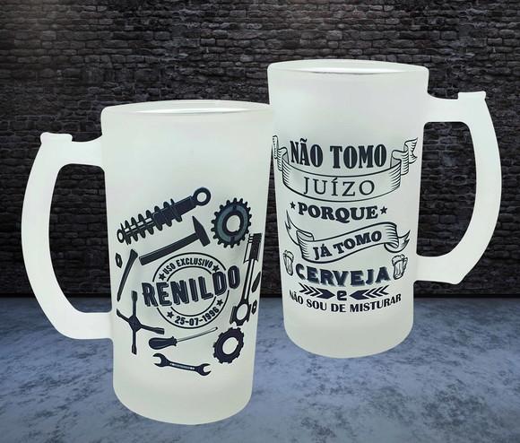 Caneca Mecânico Autos Não Tomo Juízo Porque Já Tomo Cerveja