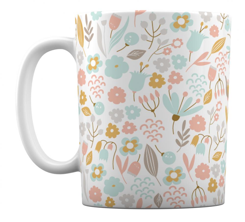 Caneca Branca Personalizada com Mensagem Motivacional