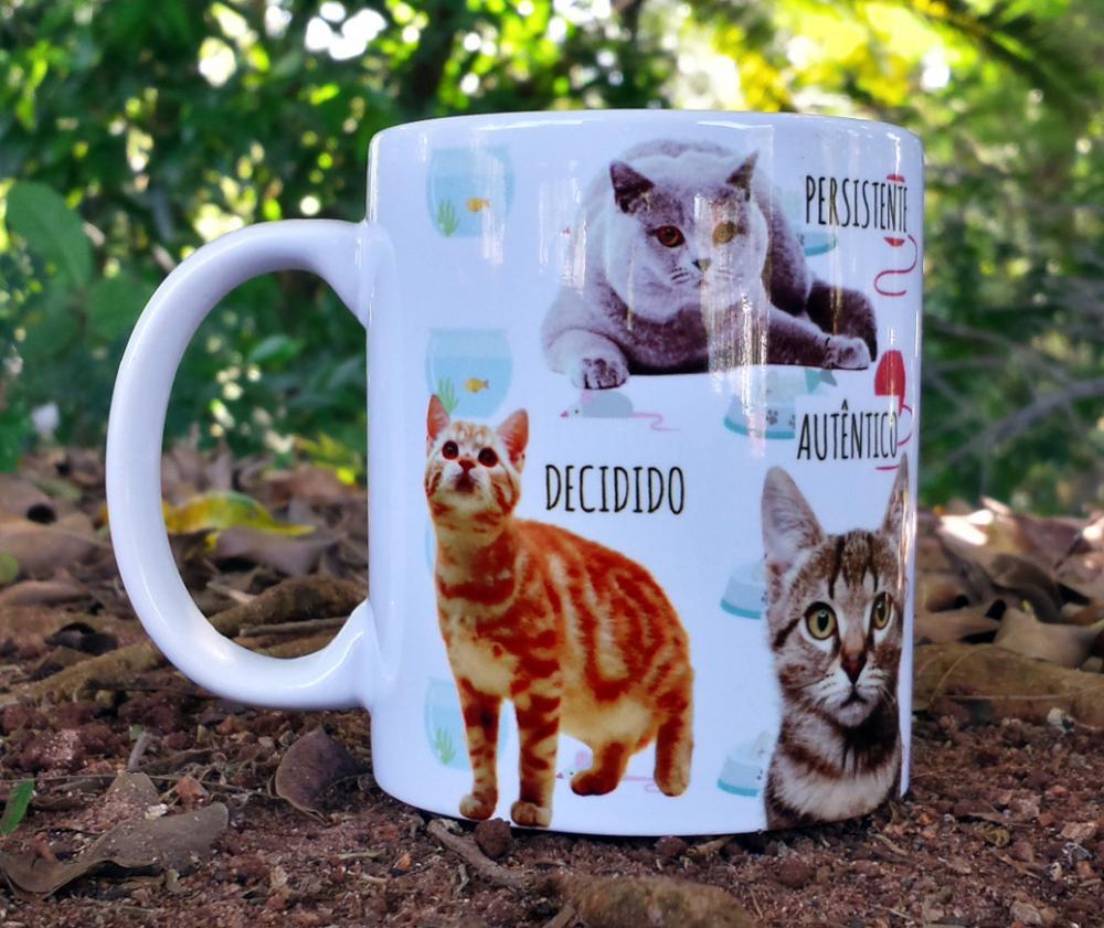 Caneca Branca Personalizada Gatinho - Puppy
