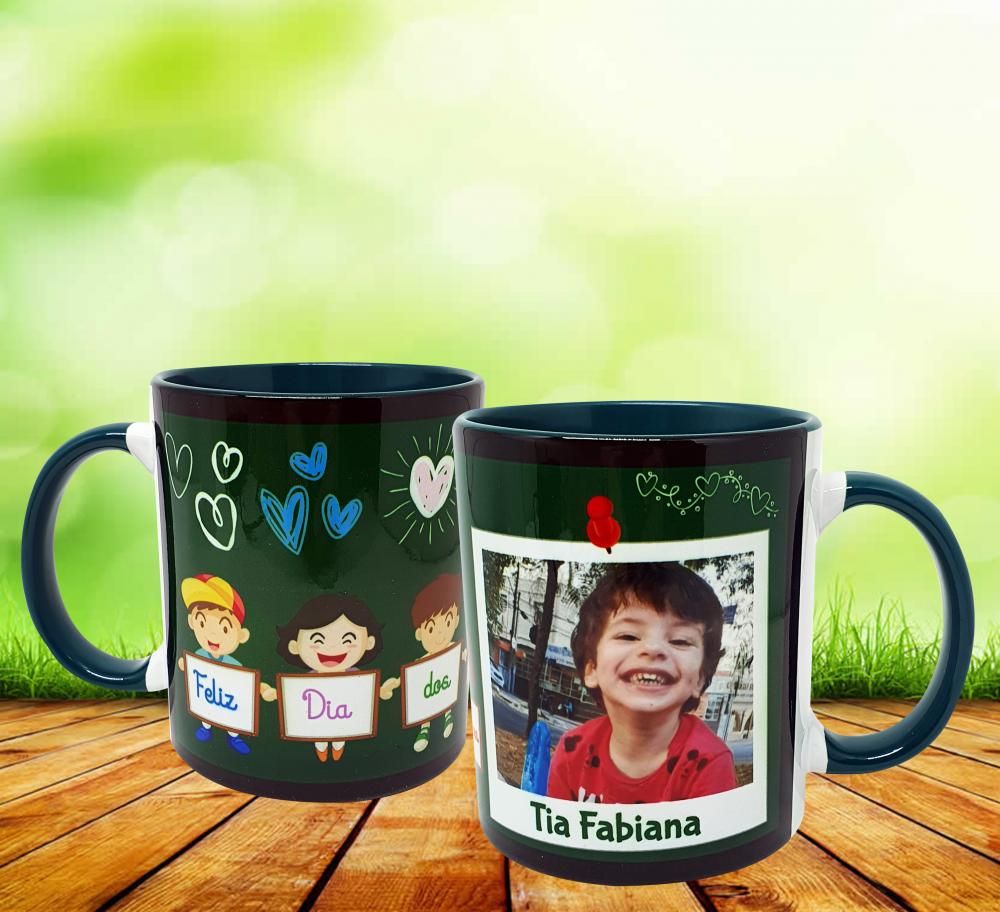 Caneca Verde Personalizado Lembrancinha Dia dos Professores