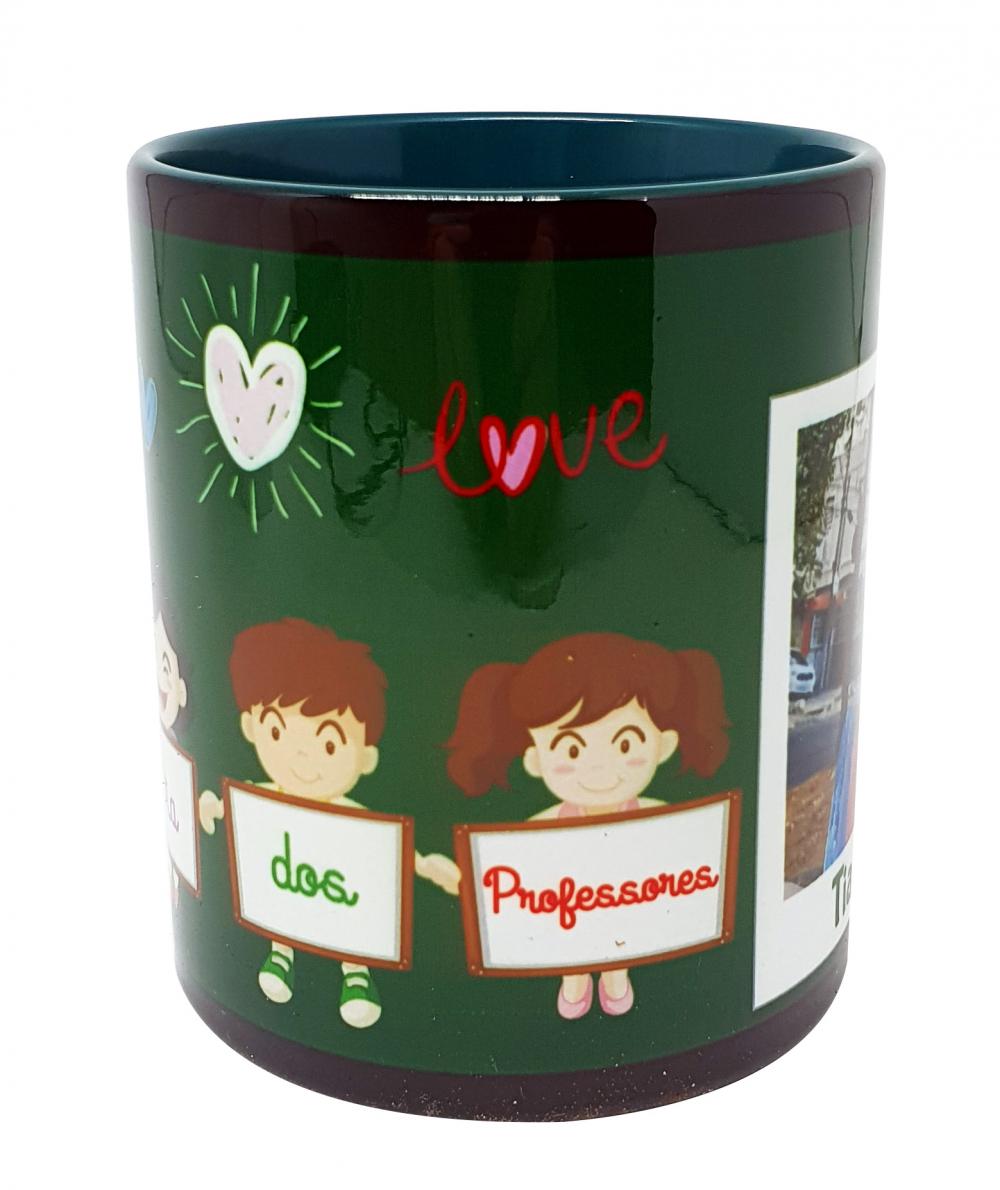 Caneca Verde Personalizado Lembrancinha Dia dos Professores
