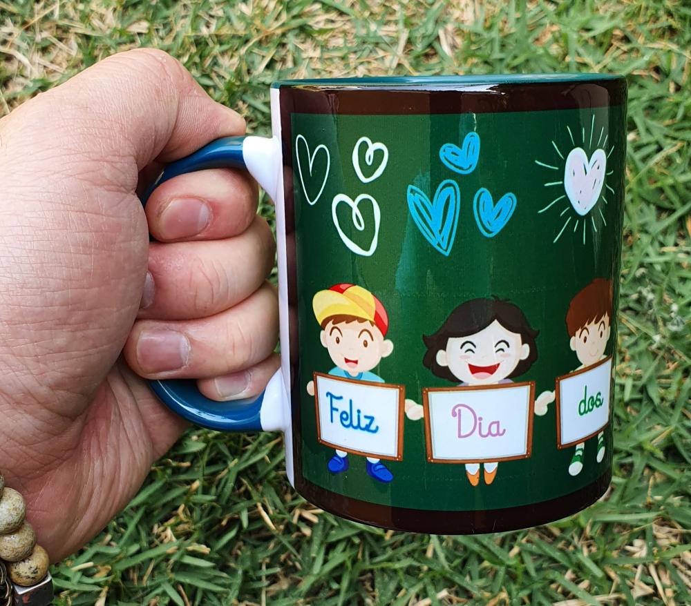Caneca Verde Personalizado Lembrancinha Dia dos Professores