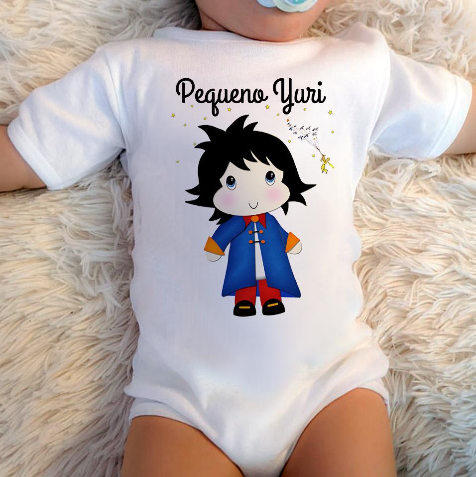 Body Baby Branco Personalizado - Pequeno Príncipe
