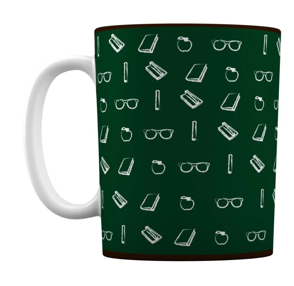 Caneca Branca Personalizada Profissão Professora