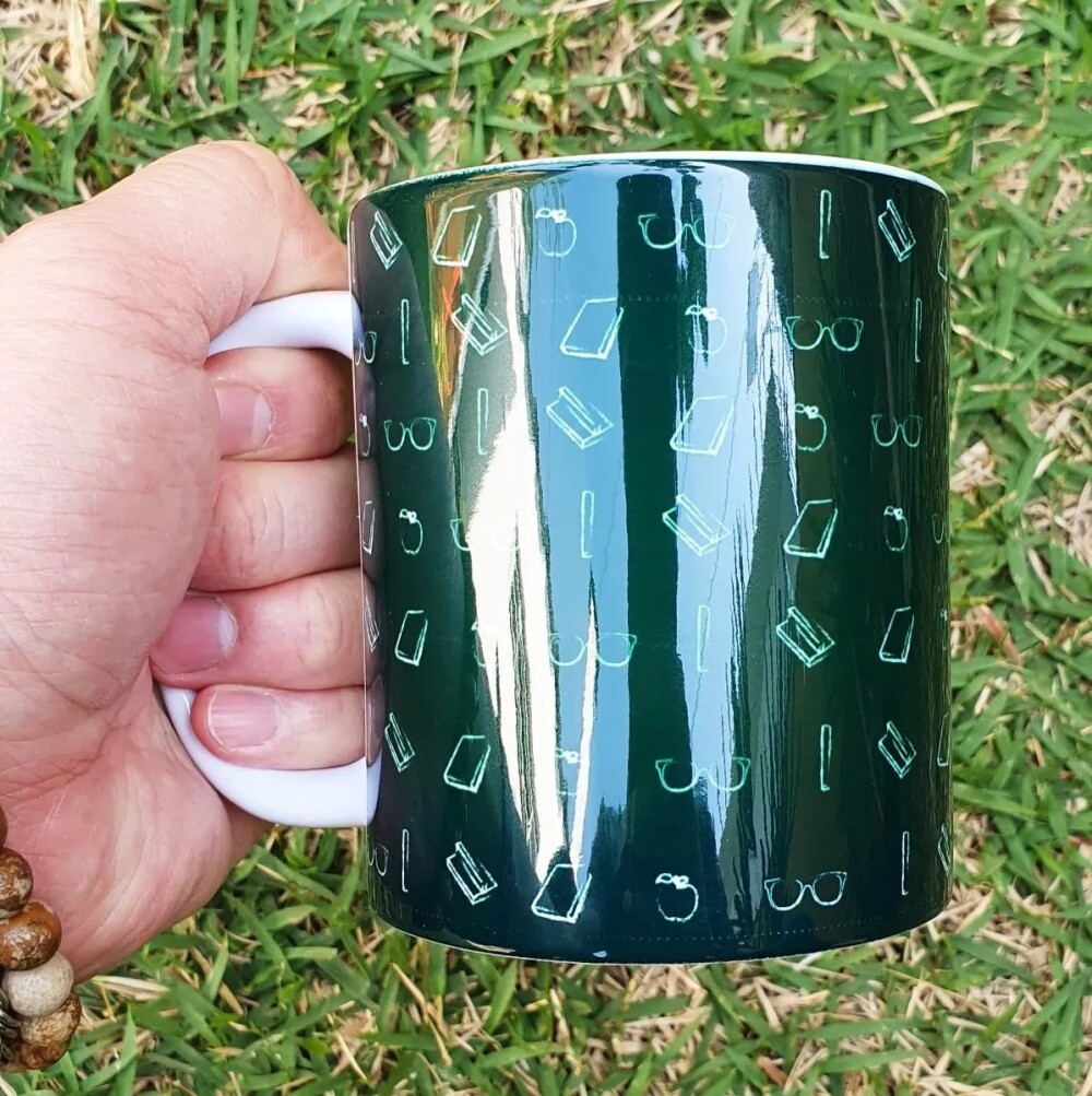 Caneca Branca Personalizada Profissão Professora