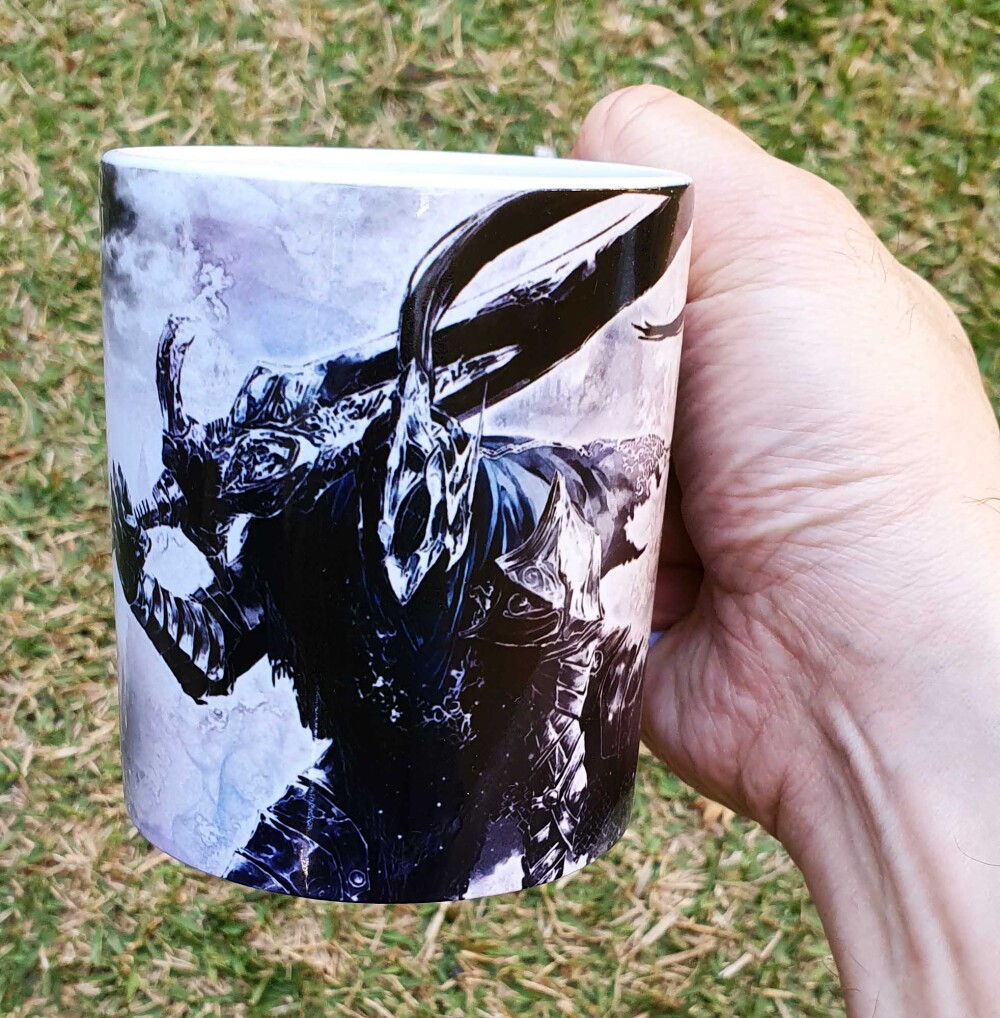 Caneca Branca Personalizado Game Dark Souls Iii