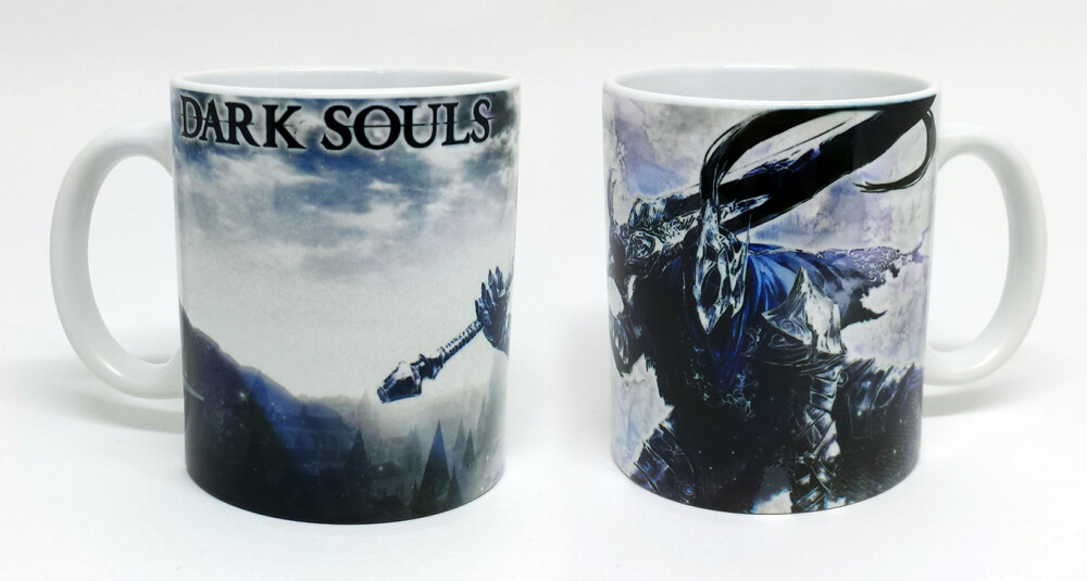 Caneca Branca Personalizado Game Dark Souls Iii