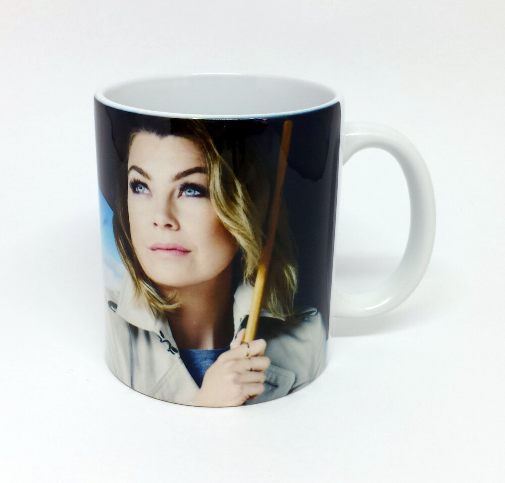 Caneca Branca Personalizada Grey´s Anatomy
