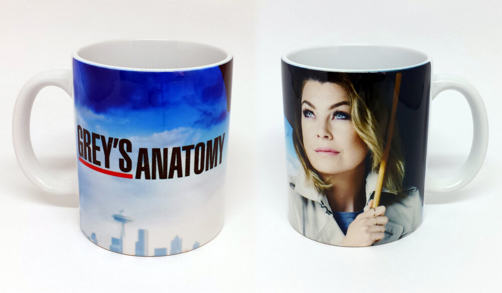 Caneca Branca Personalizada Grey´s Anatomy