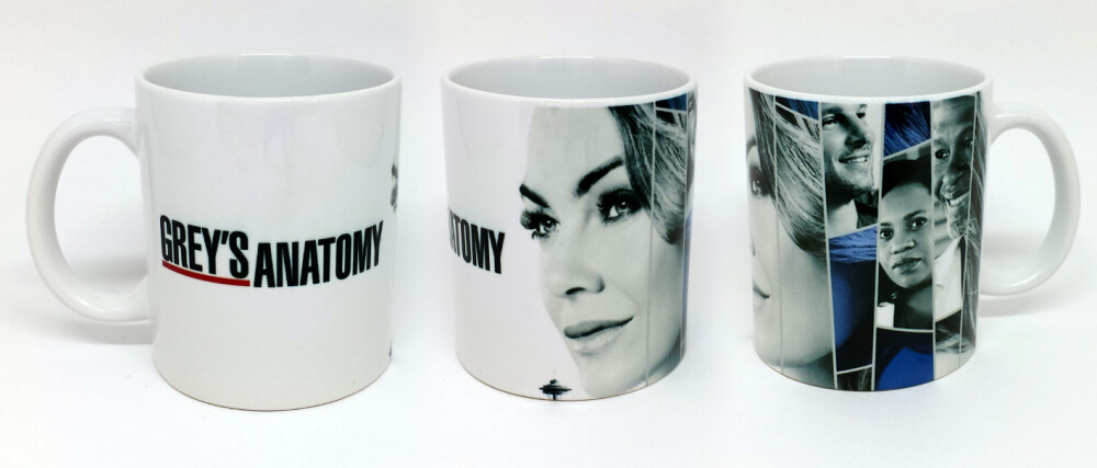 Caneca Branca Personalizada Grey´s Anatomy