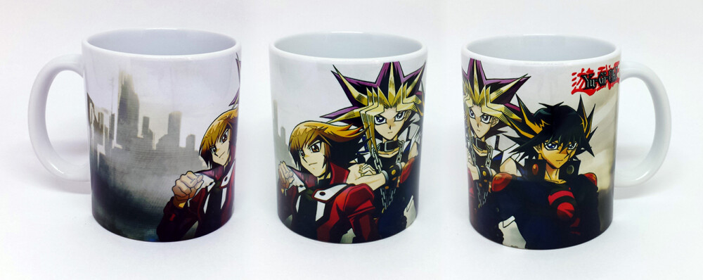 Caneca Branca Personalizada Anime Manga Yu Gi Oh