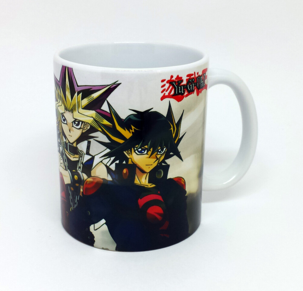Caneca Branca Personalizada Anime Manga Yu Gi Oh