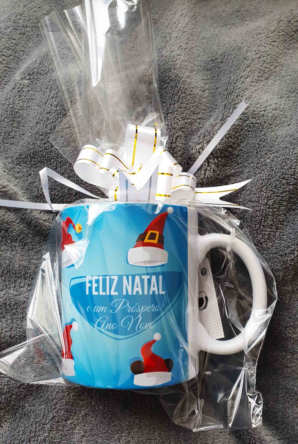 Caneca Branca Personalizado Lembrancinha Feliz Natal