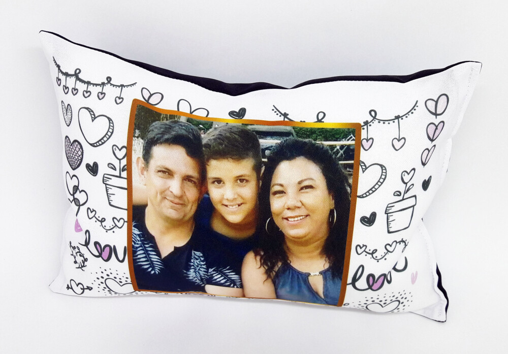 Almofada Personalizada Família, Namorados, Casados, Noivos