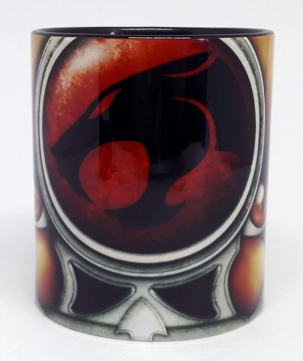 Caneca Preta Personalizado Série Animação Thundercats