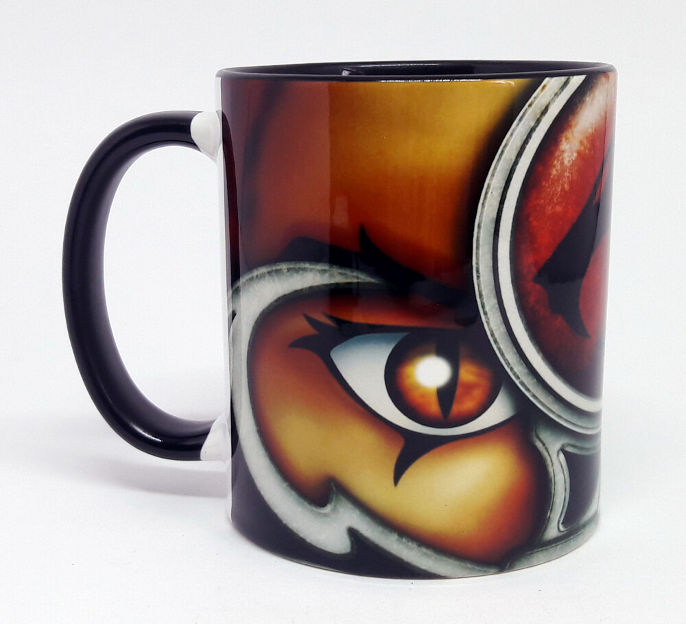 Caneca Preta Personalizado Série Animação Thundercats