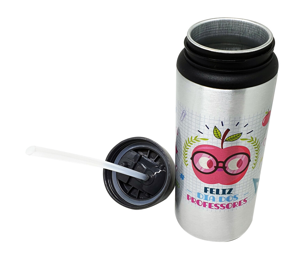Squeeze de Alumínio Personalizado Mimo Dia dos Professores