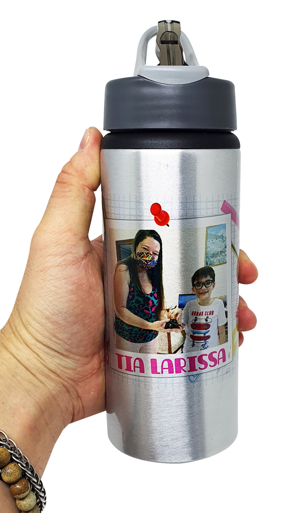 Squeeze de Alumínio Personalizado Mimo Dia dos Professores