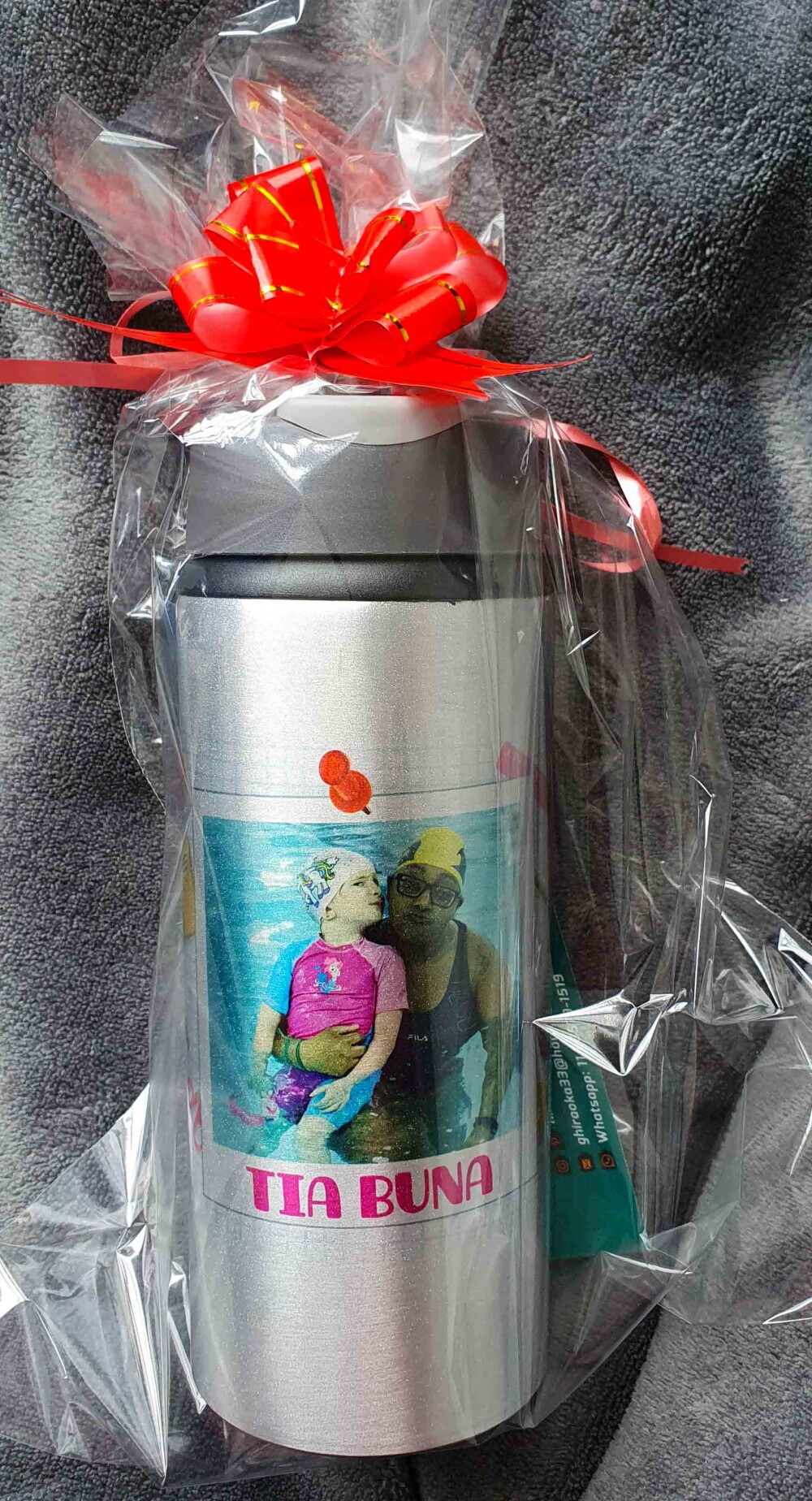 Squeeze de Alumínio Personalizado Mimo Dia dos Professores