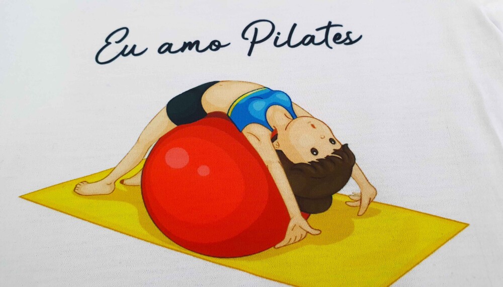 Body Baby Branco Roupinha Bebê Eu Amo Pilates
