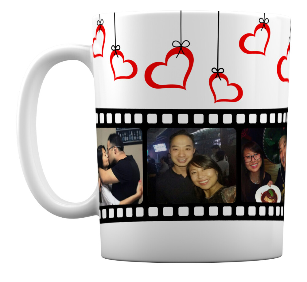 Caneca Branca Personalizada Namorados, Casados, Ficantes