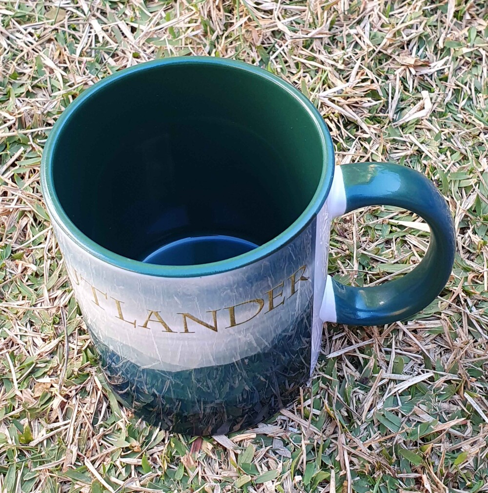 Caneca Verde Personalizada - Seriado Outlander Sassenach