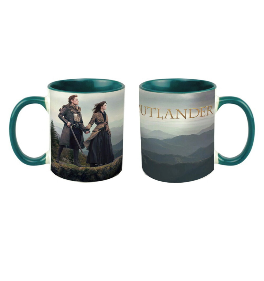 Caneca Verde Personalizada - Seriado Outlander Sassenach