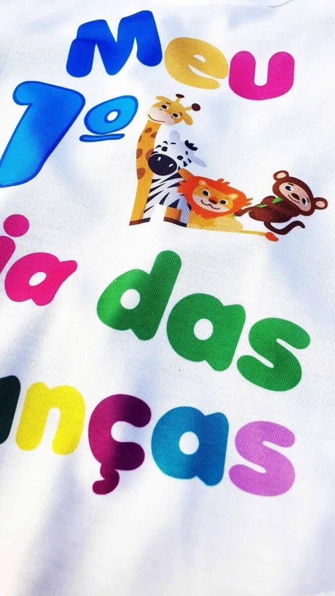 Body Baby Personalizado Meu 1º Dia das Crianças