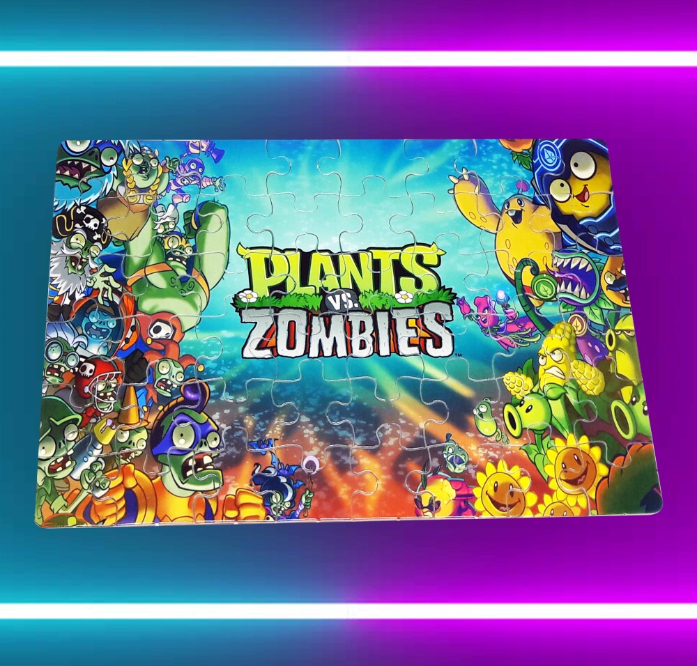 Quebra-cabeça Personalizado Plants Vs Zombies