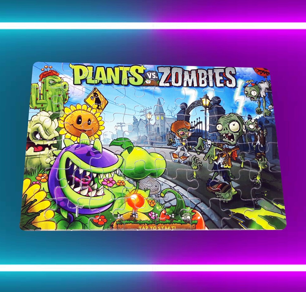 Quebra-cabeça Personalizado Plants Vs Zombies