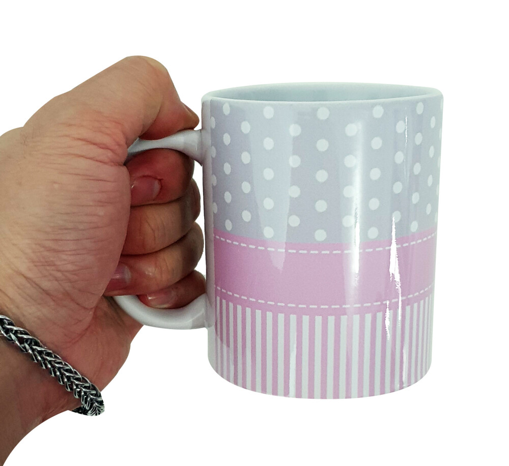 Caneca Branca Personalizada Promovido a Dinda Madrinha