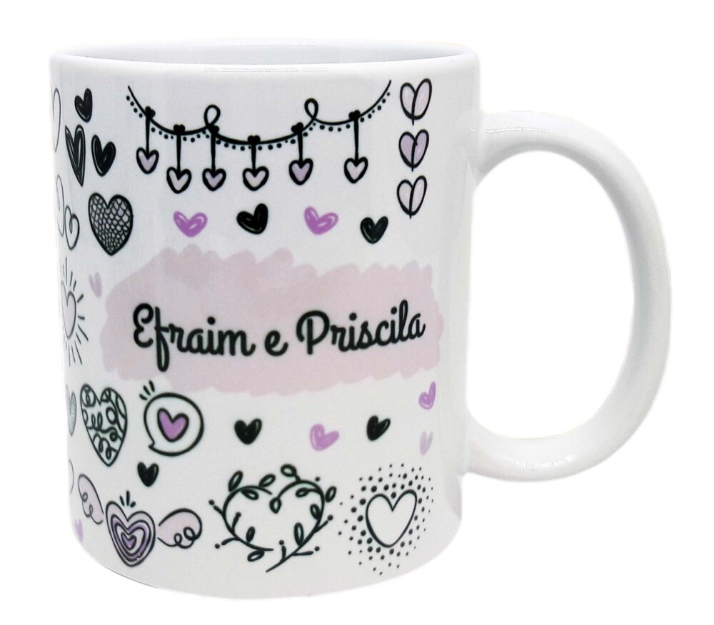 Caneca Branca Personalizada para Madrinha (igreja)