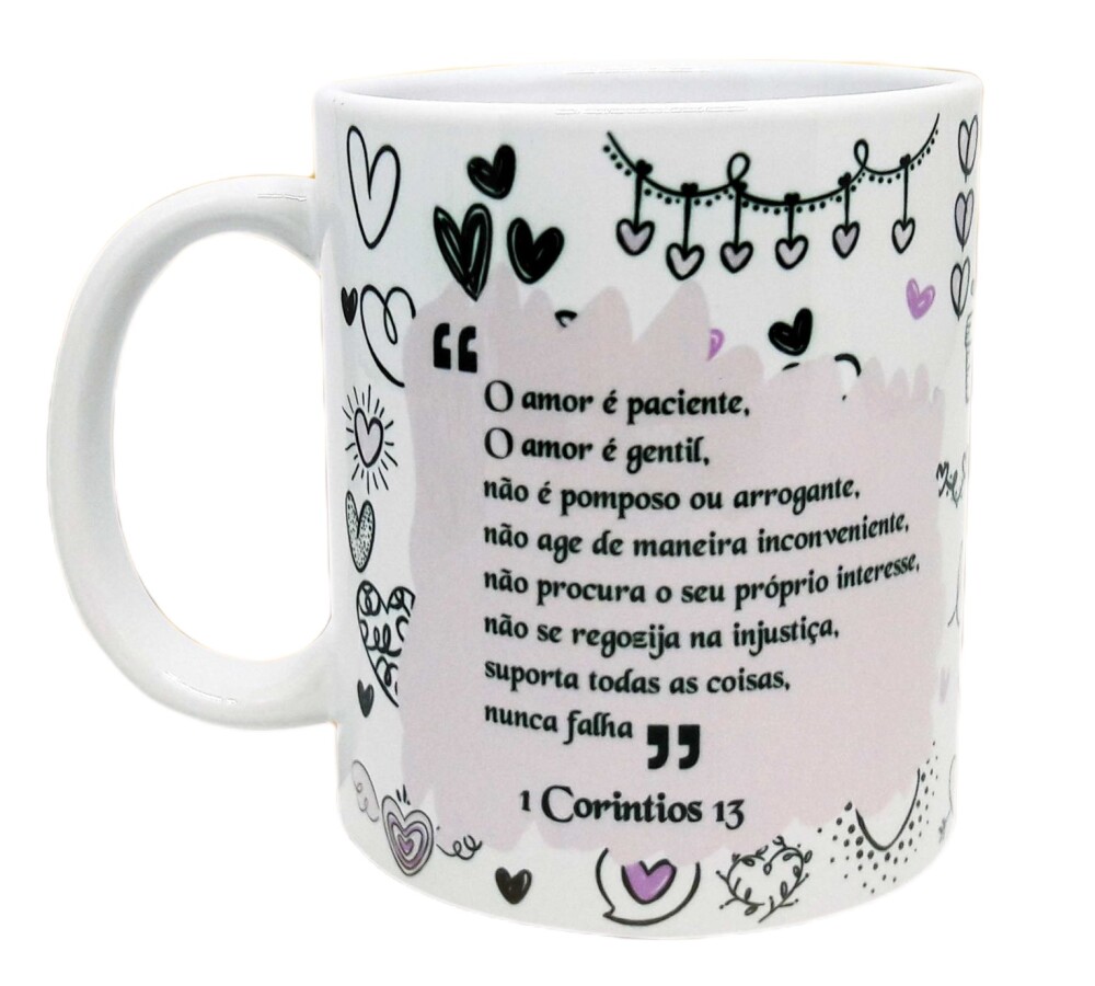 Caneca Branca Personalizada para Madrinha (igreja)