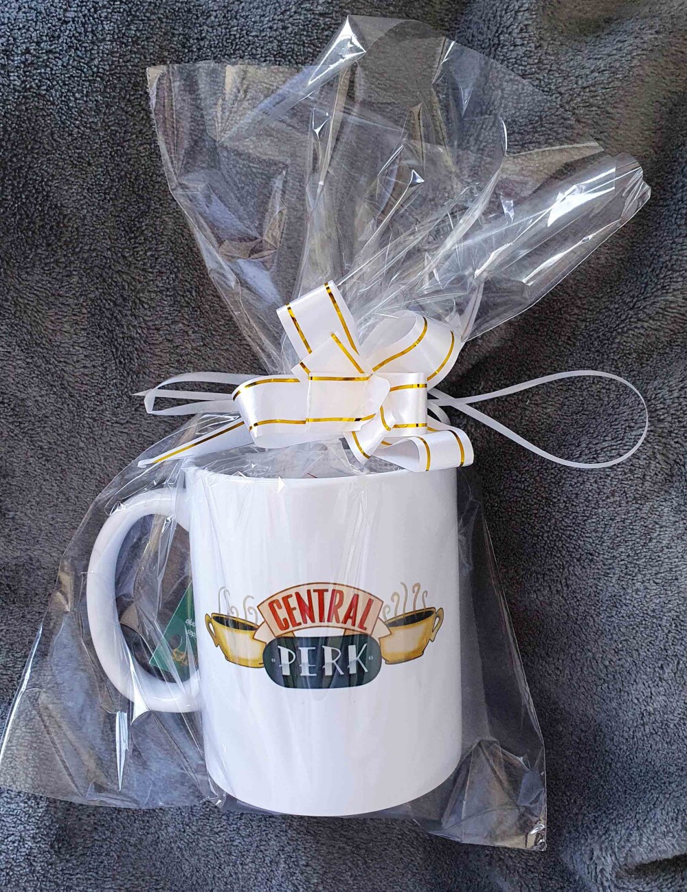 Caneca Branca Personalizada Seriado Friends Central Perk